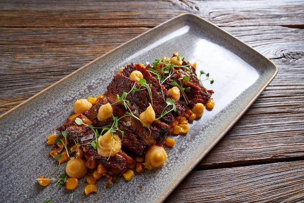 Jacks beef with corn USA recipe