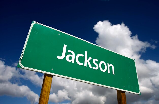 Jackson Green Road Sign