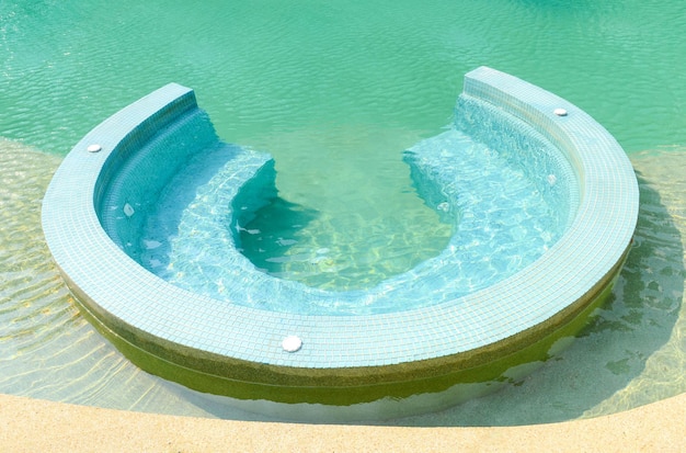 Jacuzzi outdoor blue swimming pool summer vacation