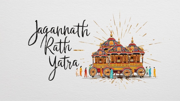 Jagannath rath yatra Generatief ao