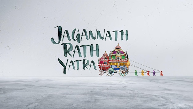 Jagannath rath yatra Generatief ao