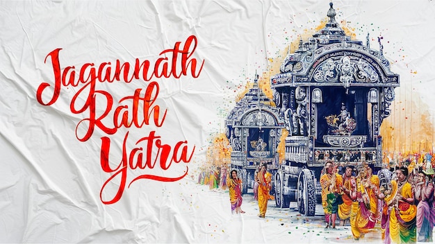 Jagannath rath yatra Generatief ao