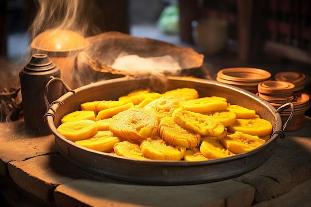 写真 グル・パティやチッキなどの伝統的な甘いものの製造に使用されるジャガリ