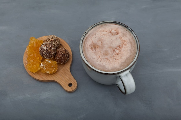 Jaggery chai  Popular indian milk sweet tea.