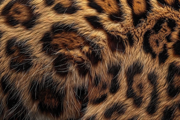 Jaguar Fur Pattern Seamless Real Hairy Texture