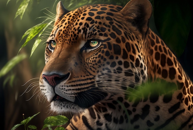 jaguar god jungle , generative ai