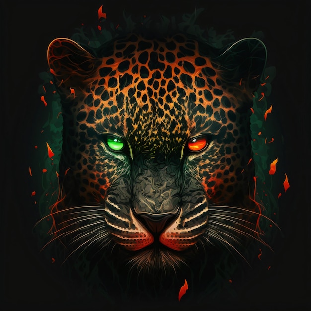 Jaguar-illustratie