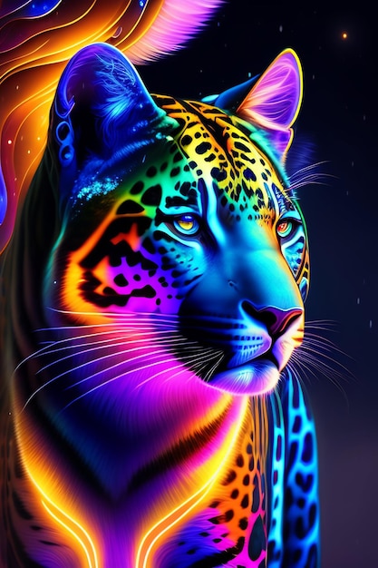 Jaguar laser focus design art