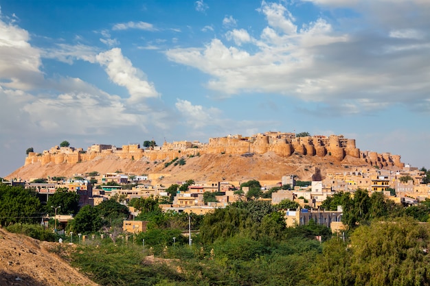 Jaisalmer fort - een van de grootste forten ter wereld, bekend als