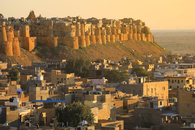 Jaisalmer Fort is een van de grootste forten ter wereld Een UNESCO-werelderfgoed