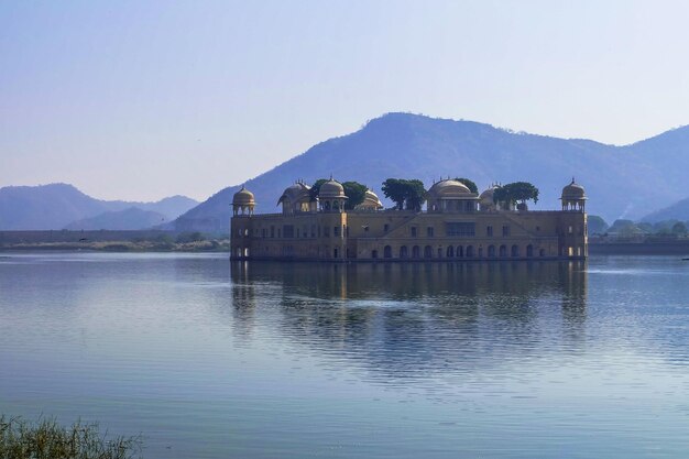 Jal Mahal Water Palace op Man Sagar Lake Jaipur India