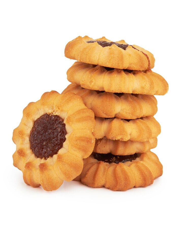 Photo jam ring biscuit
