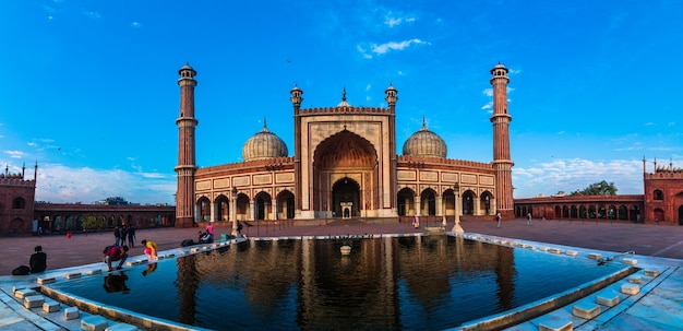 Jama Masjid Mosque Old Delhi India