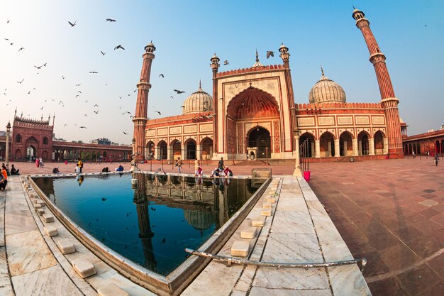 Jama Masjid Mosque Old Delhi India