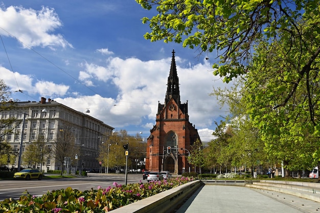 Jan Amos Comenius Tsjechische Rode Kruis Evangelische Kerk Rode Kerk De stad Brno Tsjechië