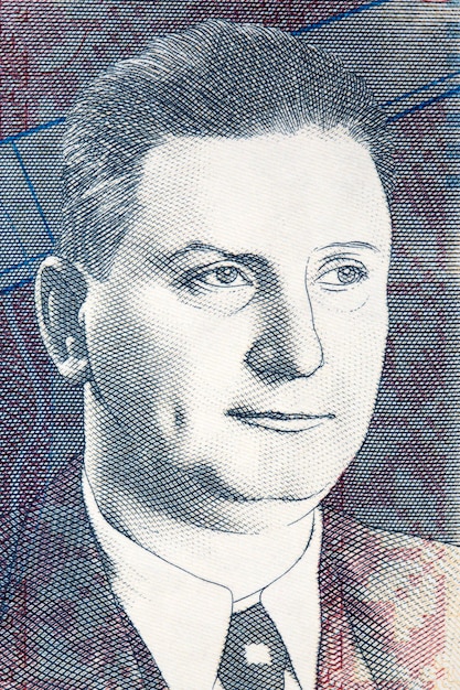 Jan antonin bata een portret van geld