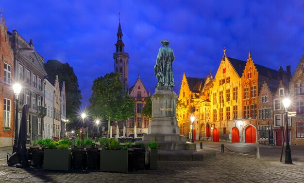 Jan Van Eyckplein in Brugge, België