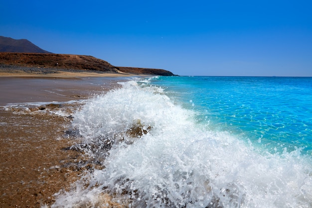 カナリア諸島のハンディアビーチフェルテベントゥラ島