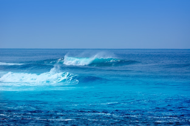 Jandia surf beach waves in Fuerteventura