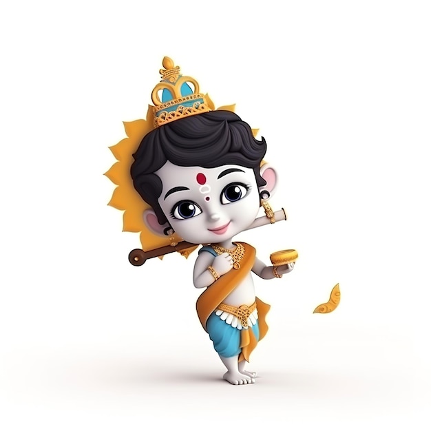 Janmashtami-festival met Lord Krishna die fluit speelt vector illustratie achtergrond banner digitale post poster en kaart designillustration