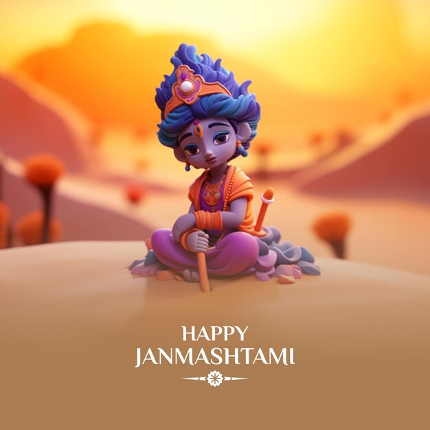 Janmashtami post design