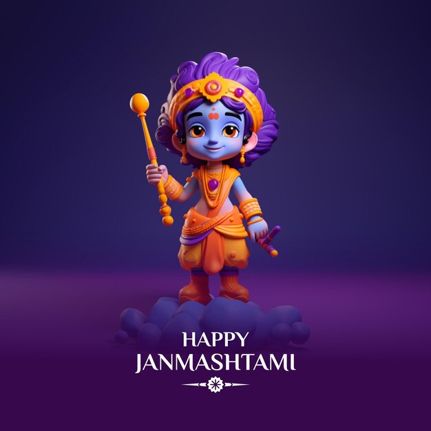 Janmashtami post design