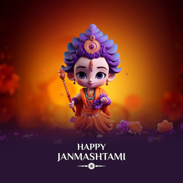 Janmashtami postontwerp