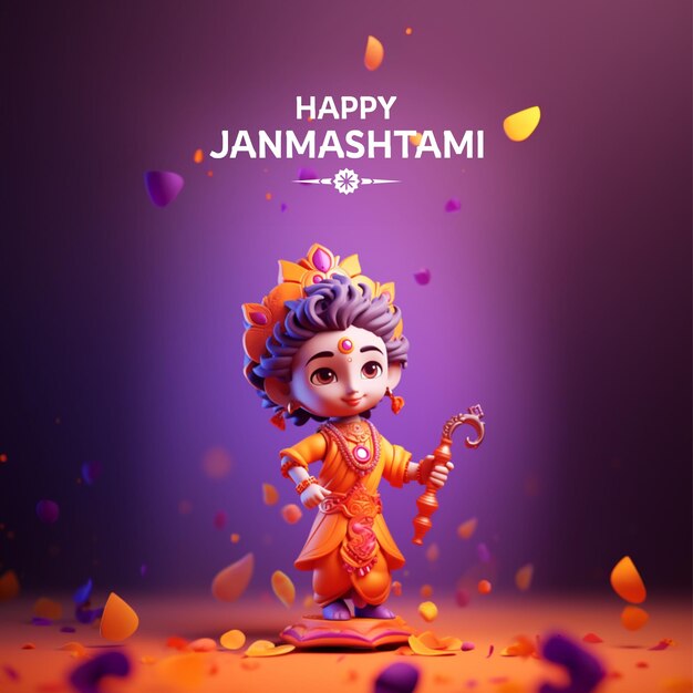 Janmashtami postontwerp