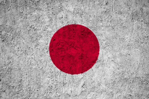 写真 壁紙に描かれた日本の国旗