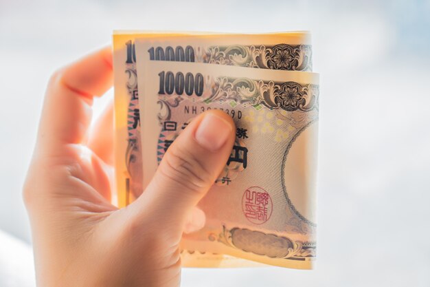 Japan geld yen bankbiljetten