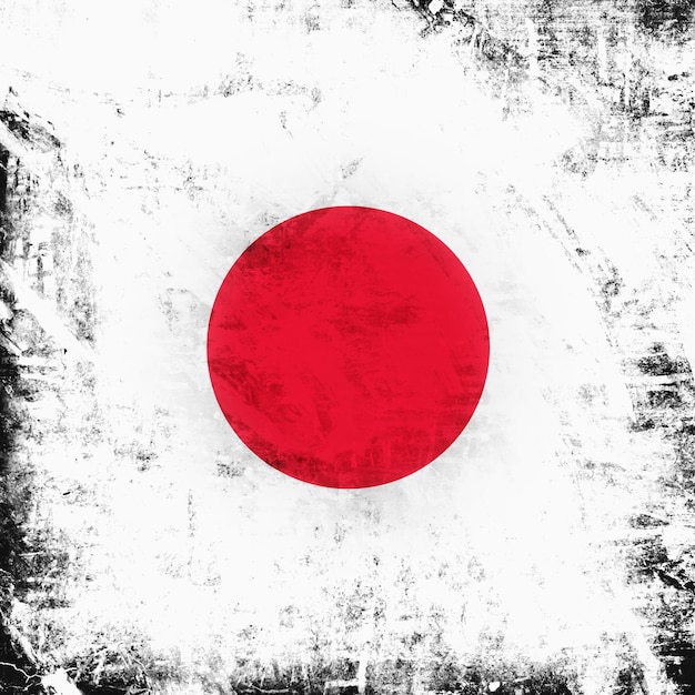 Japan grunge vlag achtergrond van Aziatisch land