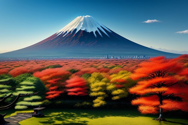 Japan Nationaal Symbool Sightseeing mount fuji Vertegenwoordiger Landmark Beautiful Mountain