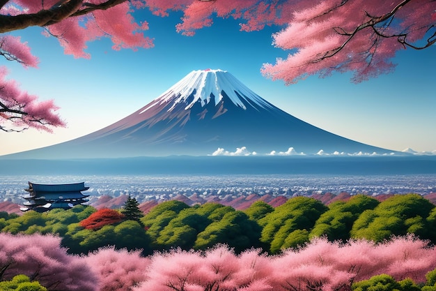 Japan Nationaal Symbool Sightseeing mount fuji Vertegenwoordiger Landmark Beautiful Mountain