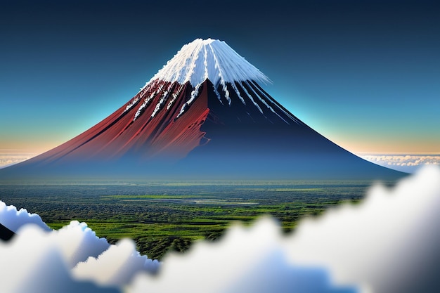 Japan Nationaal Symbool Sightseeing mount fuji Vertegenwoordiger Landmark Beautiful Mountain