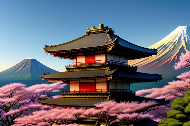 Japan Nationaal Symbool Sightseeing mount fuji Vertegenwoordiger Landmark Beautiful Mountain