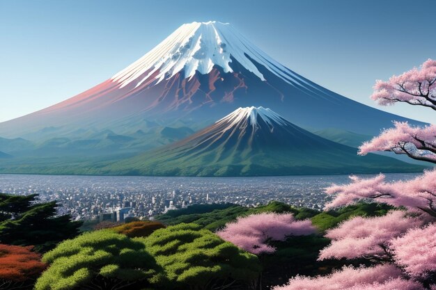 Japan national symbol sightseeing mount fuji representative landmark beautiful mountain