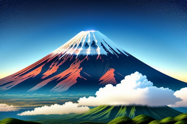 Japan National Symbol Sightseeing mount fuji Representative Landmark Beautiful Mountain