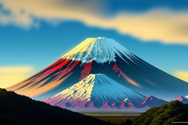 Japan National Symbol Sightseeing mount fuji Representative Landmark Beautiful Mountain