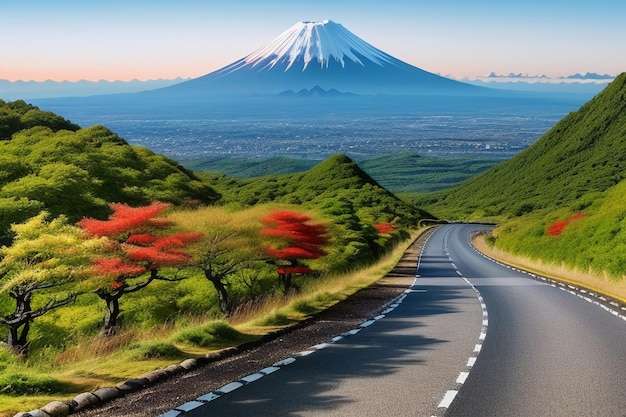 日本の国の象徴 観光富士山 代表的なランドマーク 美しい山