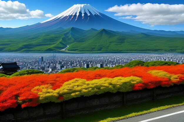 Japan national symbol sightseeing mount fuji representative landmark beautiful mountain