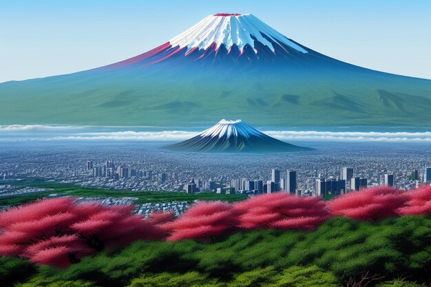 Japan national symbol sightseeing mount fuji representative landmark beautiful mountain