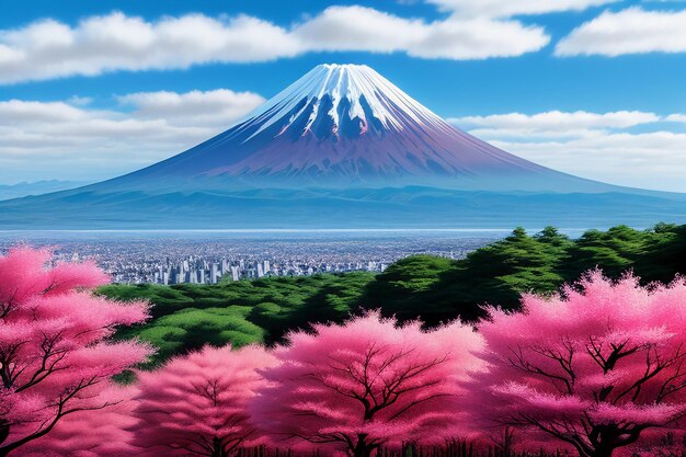 Japan national symbol sightseeing mount fuji representative landmark beautiful mountain