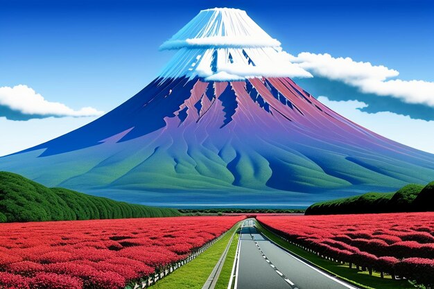 Japan national symbol sightseeing mount fuji representative landmark beautiful mountain