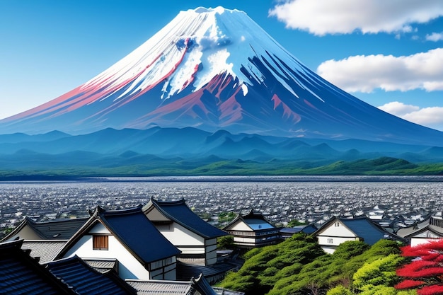 Japan national symbol sightseeing mount fuji representative landmark beautiful mountain