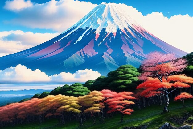 Japan national symbol sightseeing mount fuji representative landmark beautiful mountain