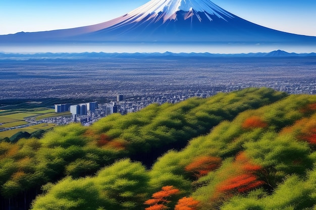 写真 日本の国の象徴 観光富士山 代表的なランドマーク 美しい山