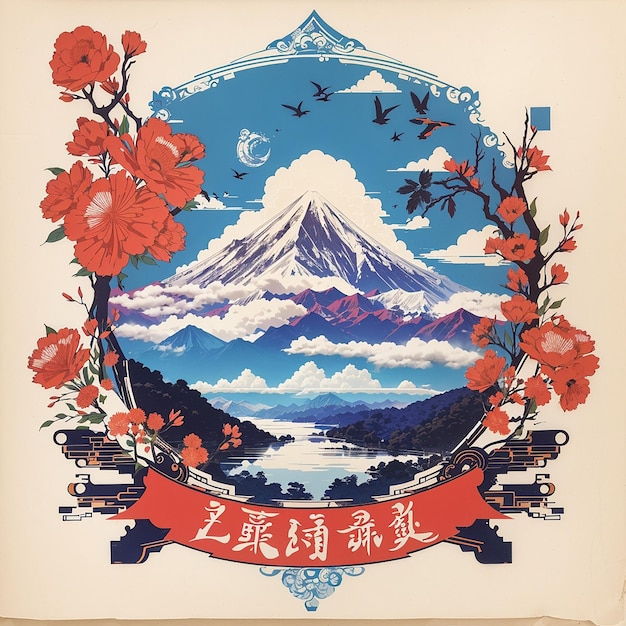 Foto japan poster desing