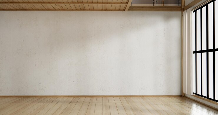 Photo 日本風の豪華な部屋の大きなリビングエリア 日本風の装飾