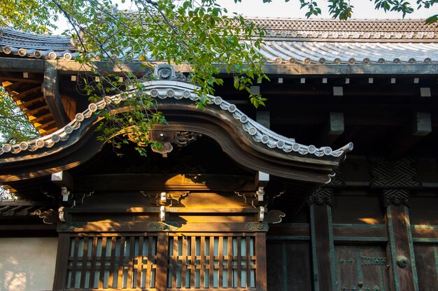 Photo japan tokyo ueno historic building old inshu ikeda yashiki kuromon
