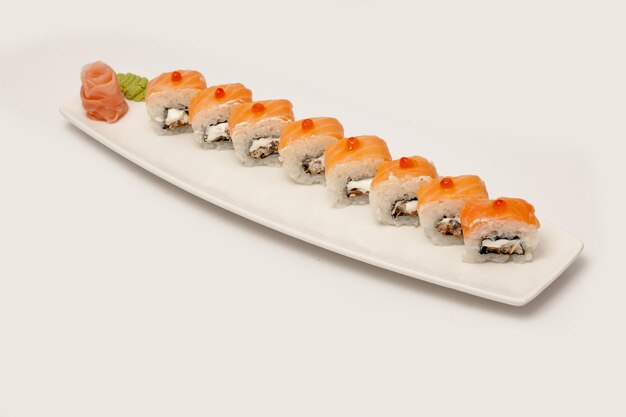 Japanes sushi this vasabi studio shot